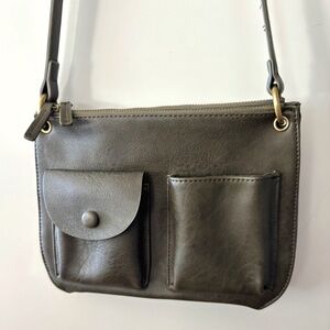 NWOT ANTHROPOLOGIE Charlize Utility Crossbody Bag -Olive/Army Green